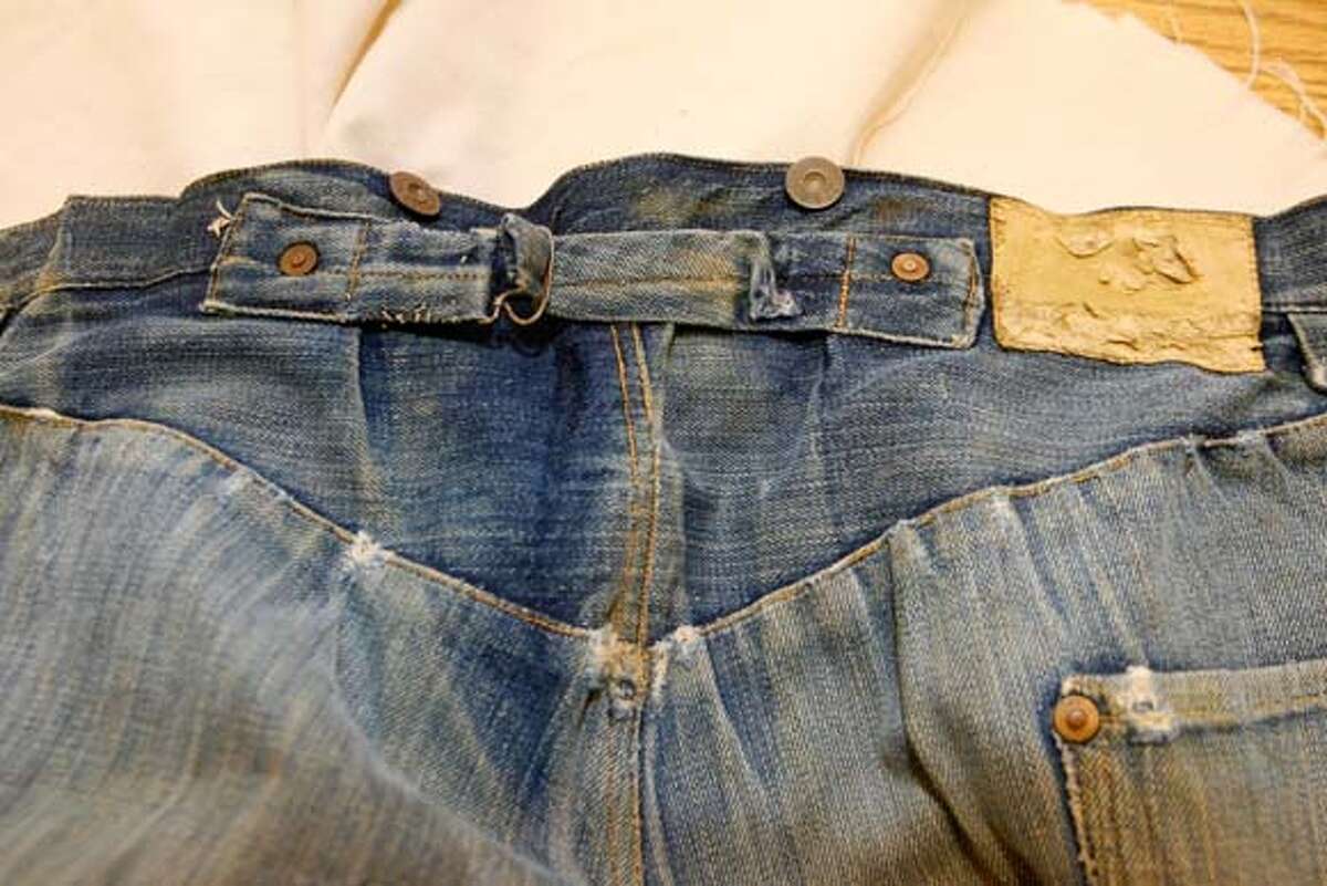 Her jeans come broken in / Levi's archivist tracks denim's earthquake ...