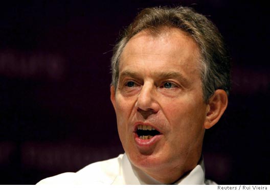 Britain's Blair visiting S.F. for weekend / Prime minister will hold