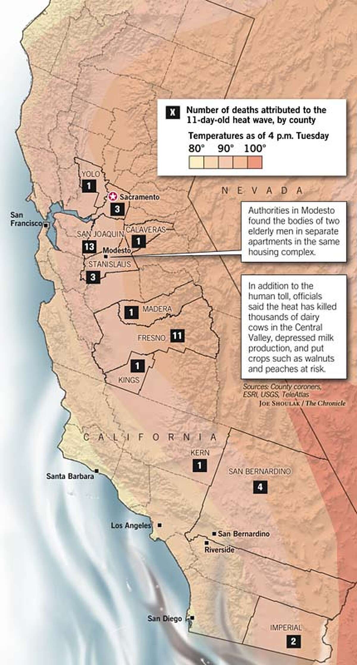 KILLER HEAT / At Least 41 Deaths Blamed On High Temperatures ...