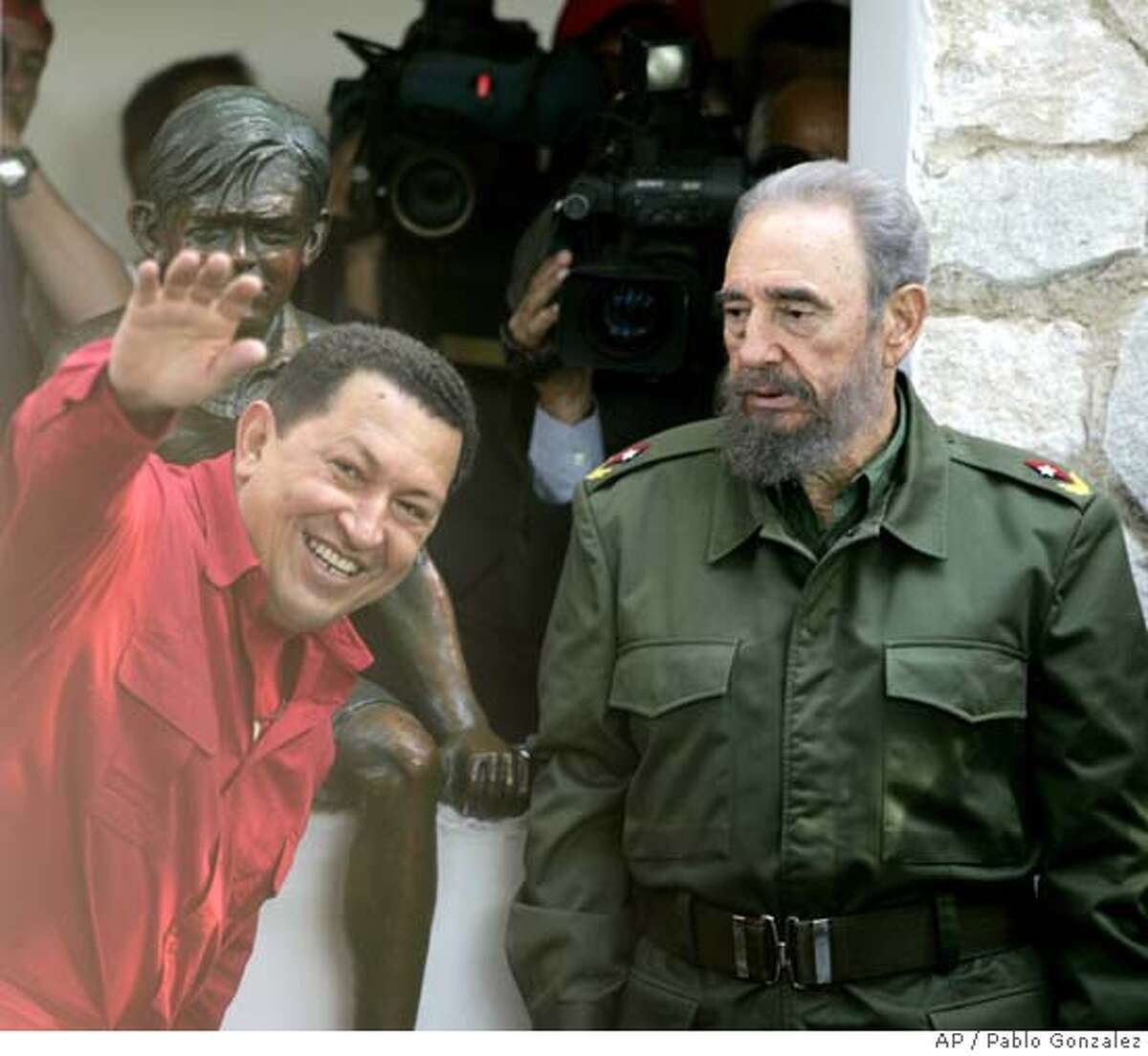 Hugo Chavez, Fidel Castro