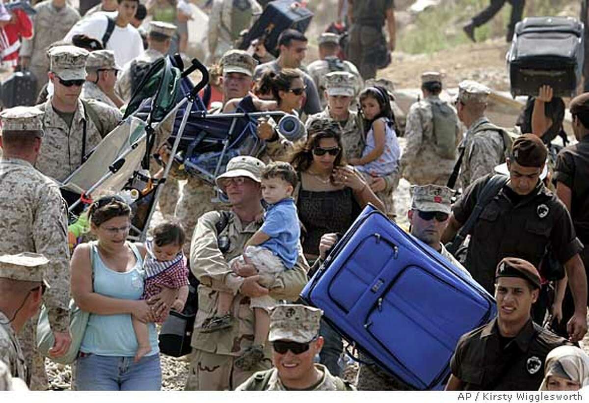 Americans Frustrated In Effort To Flee Lebanon / Long Waits In Stifling ...