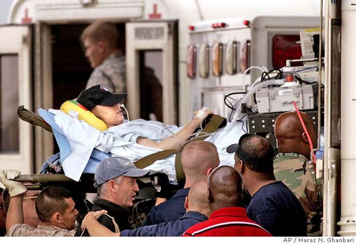 Wounded reporter back in U.S.