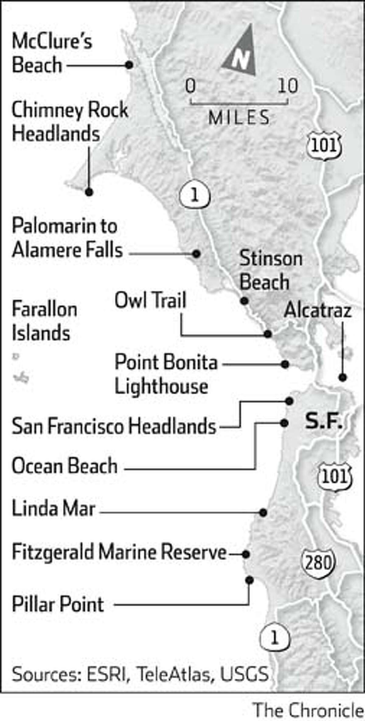 Ocean bluffs and tide pools best way to see the sea