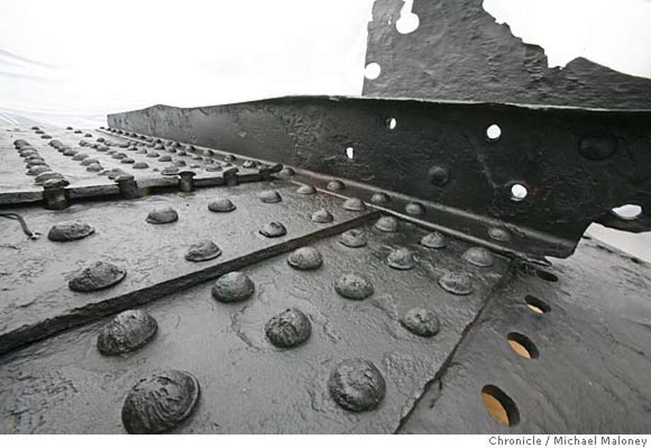 A 15ton piece of the Titanic's hull finishes long journey from the
