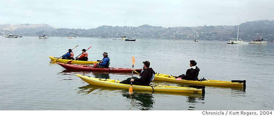 Taking The Low Road Kayaking The Bay Sausalito S Sea Trek Offers A Fish S Eye View Of The Golden Gate Bridge It Also Takes Novices Paddling Across Raccoon Strait To Angel Island
