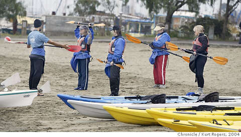 Taking The Low Road Kayaking The Bay Sausalito S Sea Trek Offers A Fish S Eye View Of The Golden Gate Bridge It Also Takes Novices Paddling Across Raccoon Strait To Angel Island