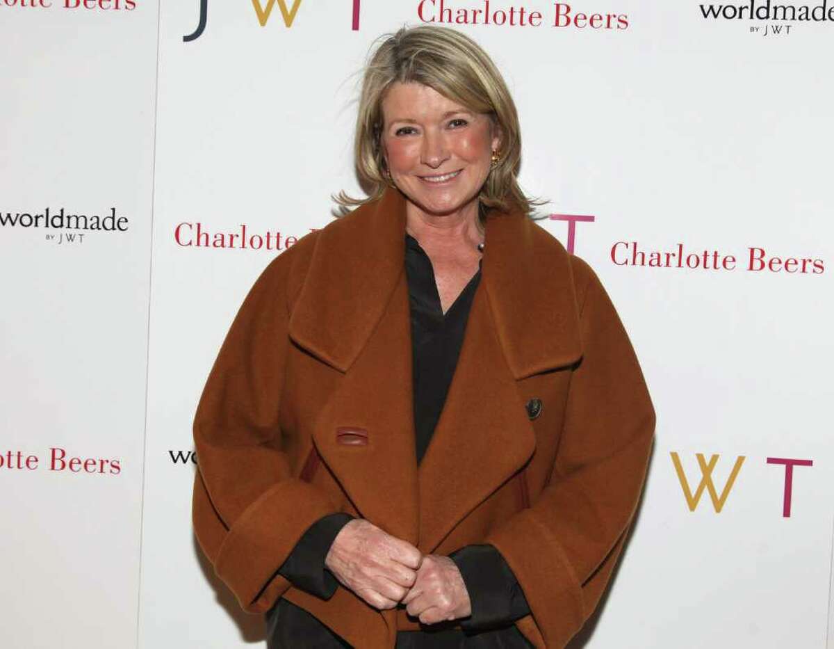 Martha Stewart, pictured attending a book launch party for Charlotte Beers in New York Feb. 28 in New York City, was spotted in Greenwich last week. (Photo by Donald Bowers/Getty Images for JWT)