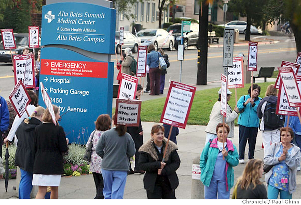 Nurses walk off jobs at Bay Area hospitals