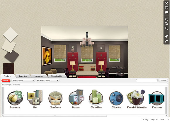 Around the House: Redecorate with just a click on design Web site