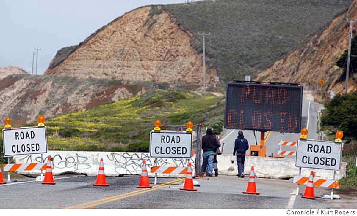 SAN MATEO COUNTY / Hwy. 1 closed indefinitely / Slide area gives road