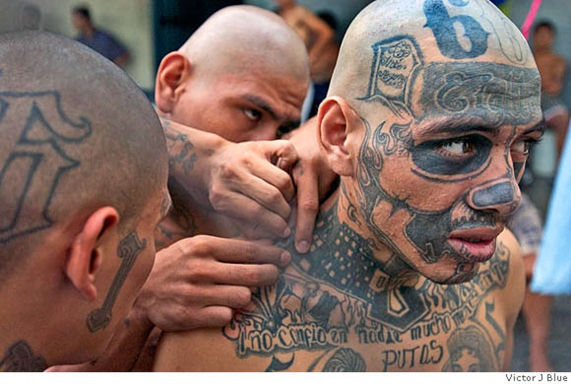Gangs without borders / Violent Central American gangs were born in the  USA, returned to their homeland and now migrate back and forth between here  and there, image size:1920x1291