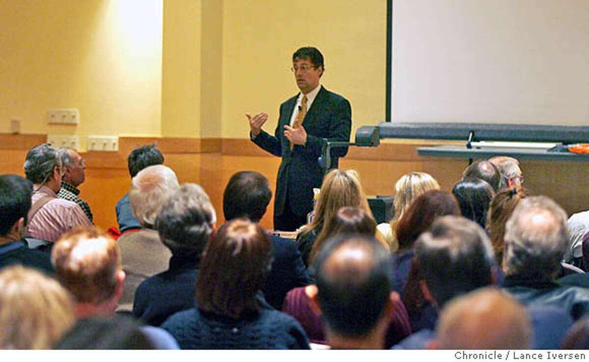 INVEST26_LI0068.jpg_ Addie Gorel, (cq) who has purchased over 4000 out-of-state properties for himself or clients, was the featured speaker at the Bay Area Wealth Builders Association monthly meeting in Mill Valley. By Lance Iversen/San Francisco Chronicle MANDATORY CREDIT PHOTOG AND SAN FRANCISCO CHRONICLE.