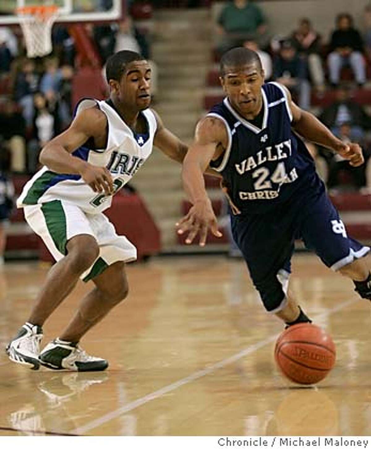 BOYS04_246_MJM.jpg Valley Christian's #24 (right) Terrence Worthy drives against Sacred Heart Cathedral's Emil Yeargin. Sacred Heart Cathedral vs Valley Christian for the CCS Division 4 championship. Competition was held at the Leavey Center on the Santa Clara University campus. Photo by Michael Maloney / San Francisco Chronicle on 3/3/06 in Santa Clara,CARan on: 03-04-2006 Terrence Worthy, drives around Sacred Heart Cathedrals Emil Yeargin.Ran on: 03-04-2006 Terrence Worthy drives around Sacred Heart Cathedrals Emil Yeargin.Ran on: 03-04-2006