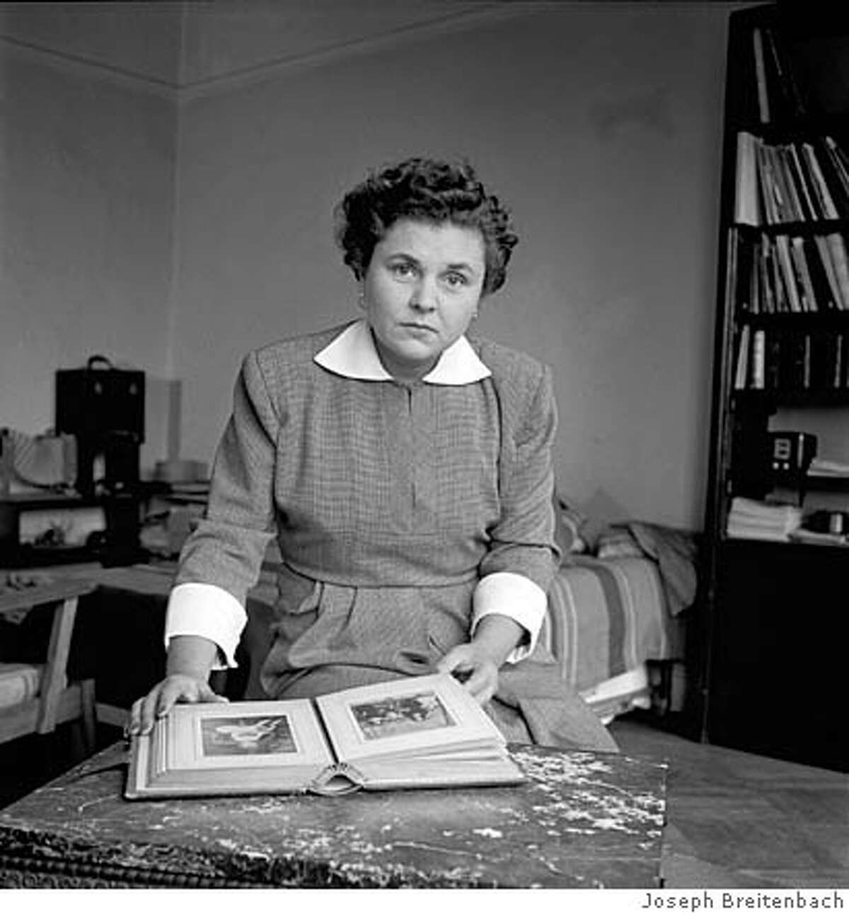 Photo of Elizabeth Bishop for review of Edgar Allan Poe and the Juke-Box. Photo by Joseph Breitenbach