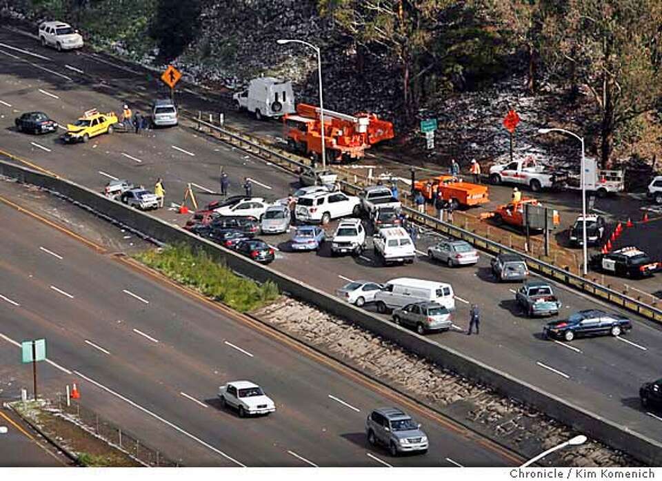 Huge Pileup In Sudden Blizzard Two Die On Marin Highway Waldo Grade