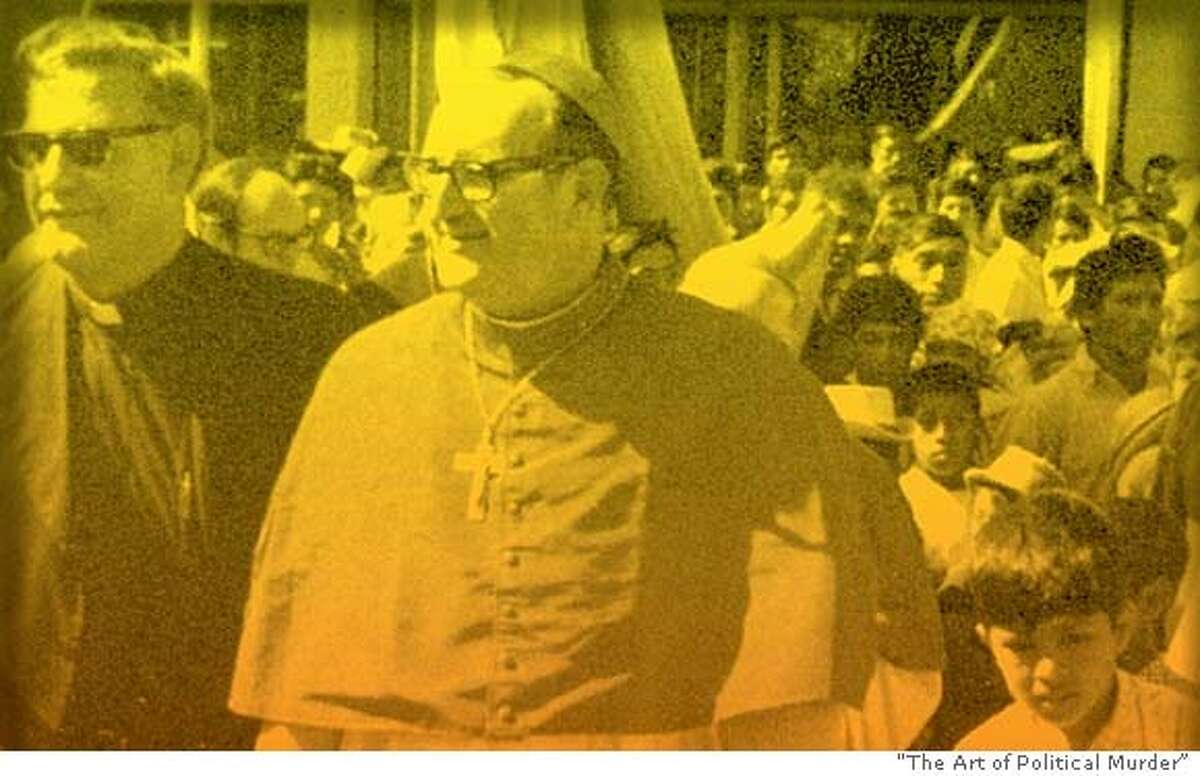 Bishop Juan Gerardi in Quich�, circa 1975. Photo from "The Art of Political Murder"