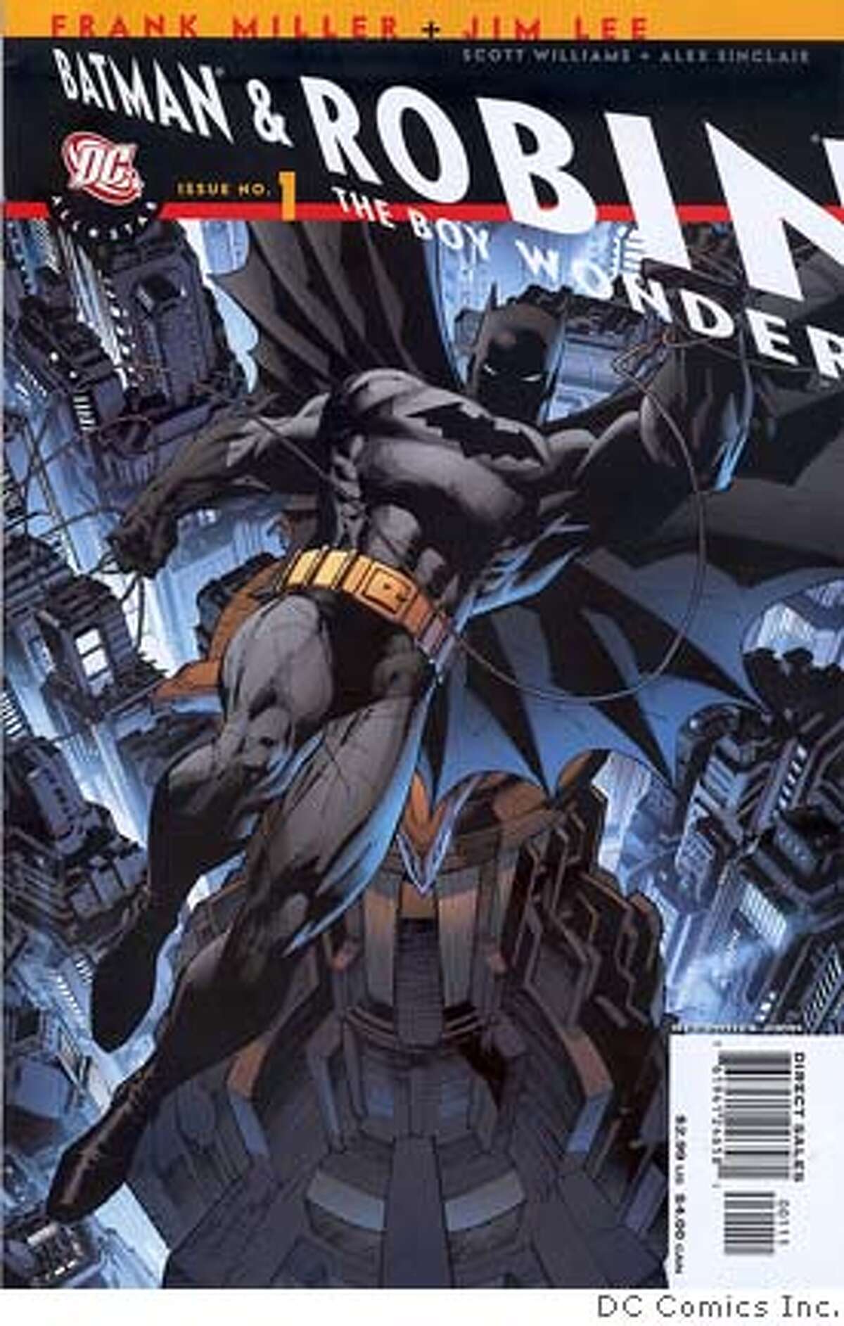 SH06A213COMICS Jan. 24, 2006 _ "All Star Batman and Robin the Boy Wonder" No. 1, by Frank Miller ("Sin City") and Jim Lee, was the top-selling book for Diamond Comics Distributors Inc. in 2005. (SHNS photo courtesy DC Comics Inc.)