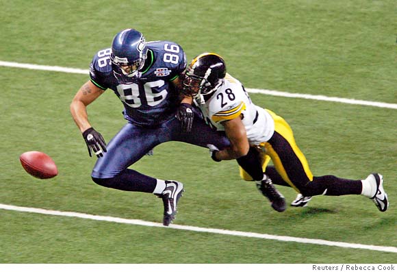 Steelers Seahawks in Super Bowl XL - Pittsburgh Gets One for the Thumb