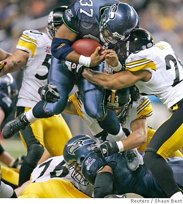 Pittsburgh Steelers win 'one for the thumb' at Super Bowl XL