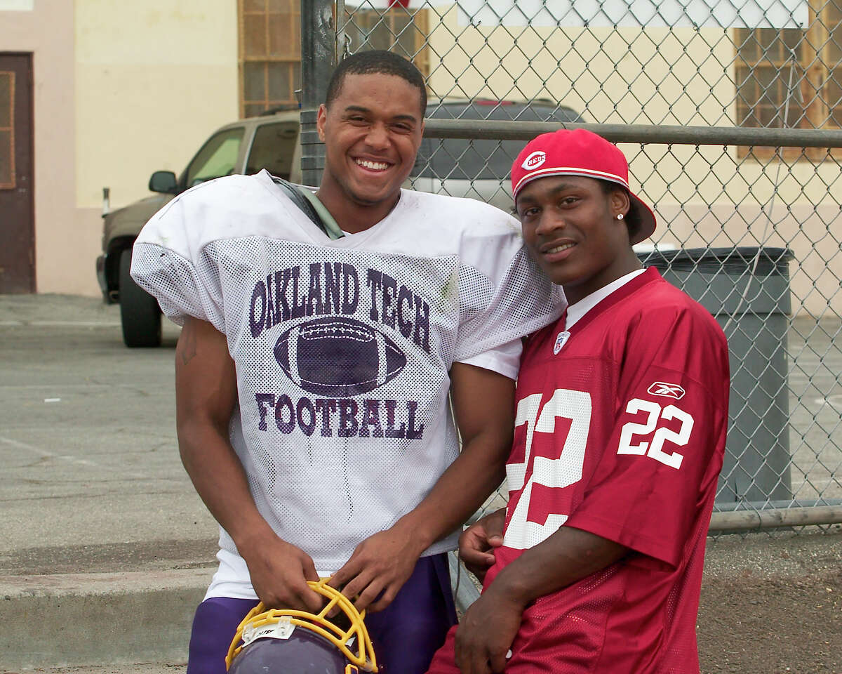 Marshawn Lynch during his high school days at Oakland Tech.