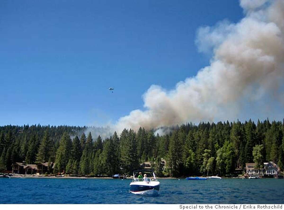 TAHOE CITY / Agencies jump on fire that spread from house to forest