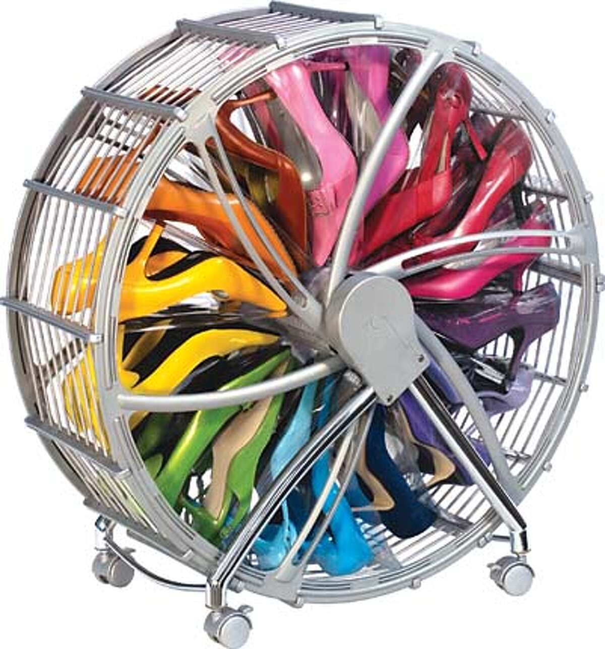 Rakku's Shoe Wheel Find your faves with the flip of a wrist