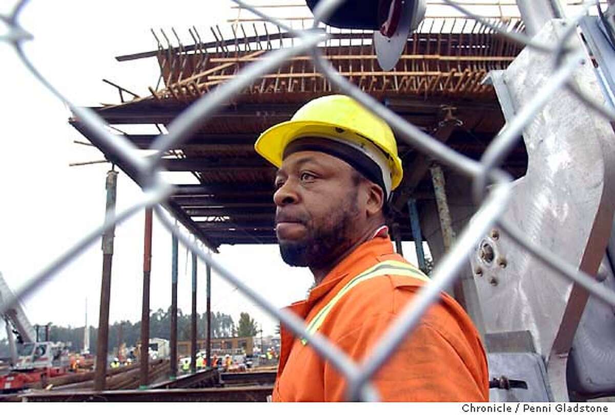 BRIDGECOLLAPSE113_pg.jpg Thomas talks about the accident with emotion on his face. Aftermath of a napa valley bridge collapse. Wayne Thomas who works for the Napa Valley Wine Traine will be inspecting the track to see if it is safe as this debrie fell on it. 12/4/03 in Napa. PENNI GLADSTONE / The Chronicle