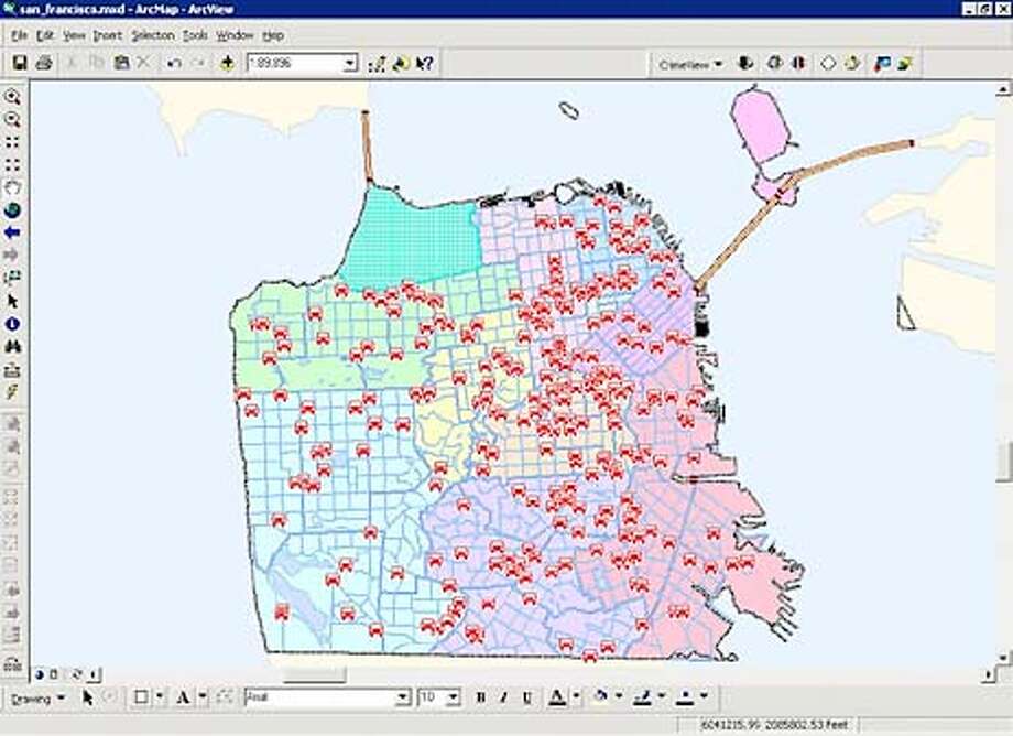 Sf Police To Put Crime Mapping System On Web Public Will Get Access 7811
