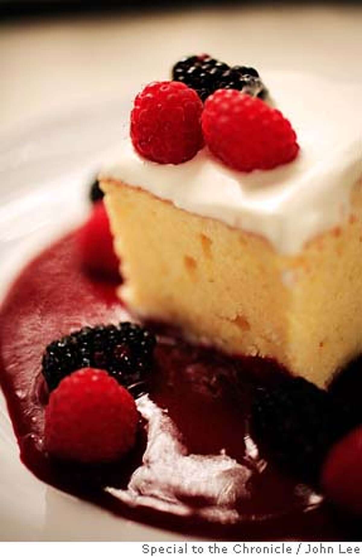 SOUTH01_02_JOHNLEE.JPG Tres Leches cake. By JOHN LEE/SPECIAL TO THE CHRONICLE