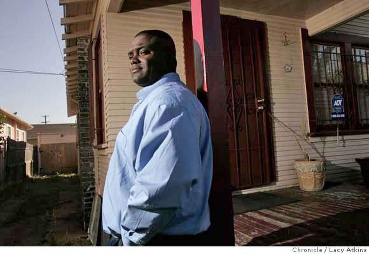 Johnny Pitts, 42, is a MUNI bus driver who bought an Oakland fixer-upper two years ago at an interest rate of 11 percent. His monthly payments are now up to $4,500; he couldn't make the payment in May and probably can't make the June payment either. The house is worth less than he bought it for, so he cannot refinance. (Lacy Atkins /San Francisco Chronicle) *Johnny Pitts MANDATORY CREDITFOR PHOTGRAPHER AND SAN FRANCISCO CHRONICLE/NO SALES-MAGS OUT