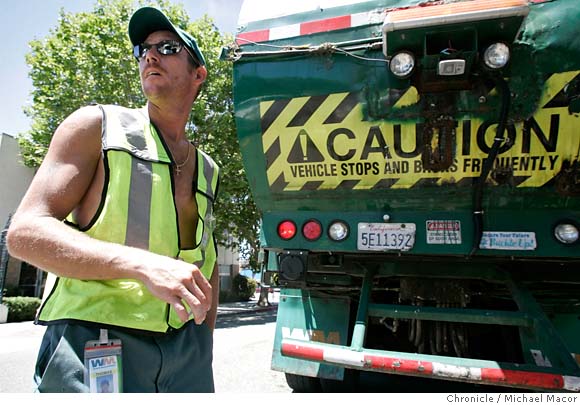 SOMEONE'S GOTTA DO IT / A TOUGH JOB: Substitute trash crews seen as ...