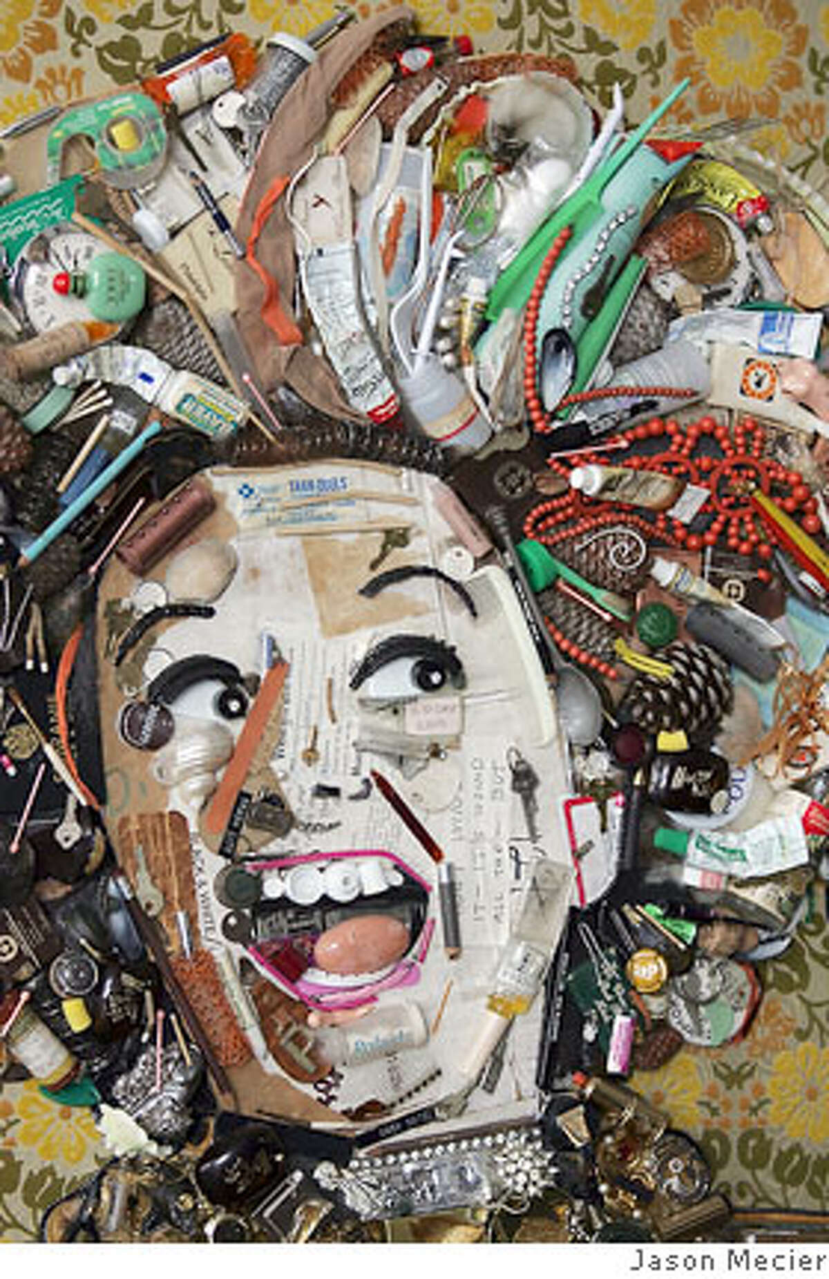 Portraits of fame / 'Celebrity Junk Drawers' Jason Mecier uses famous ...