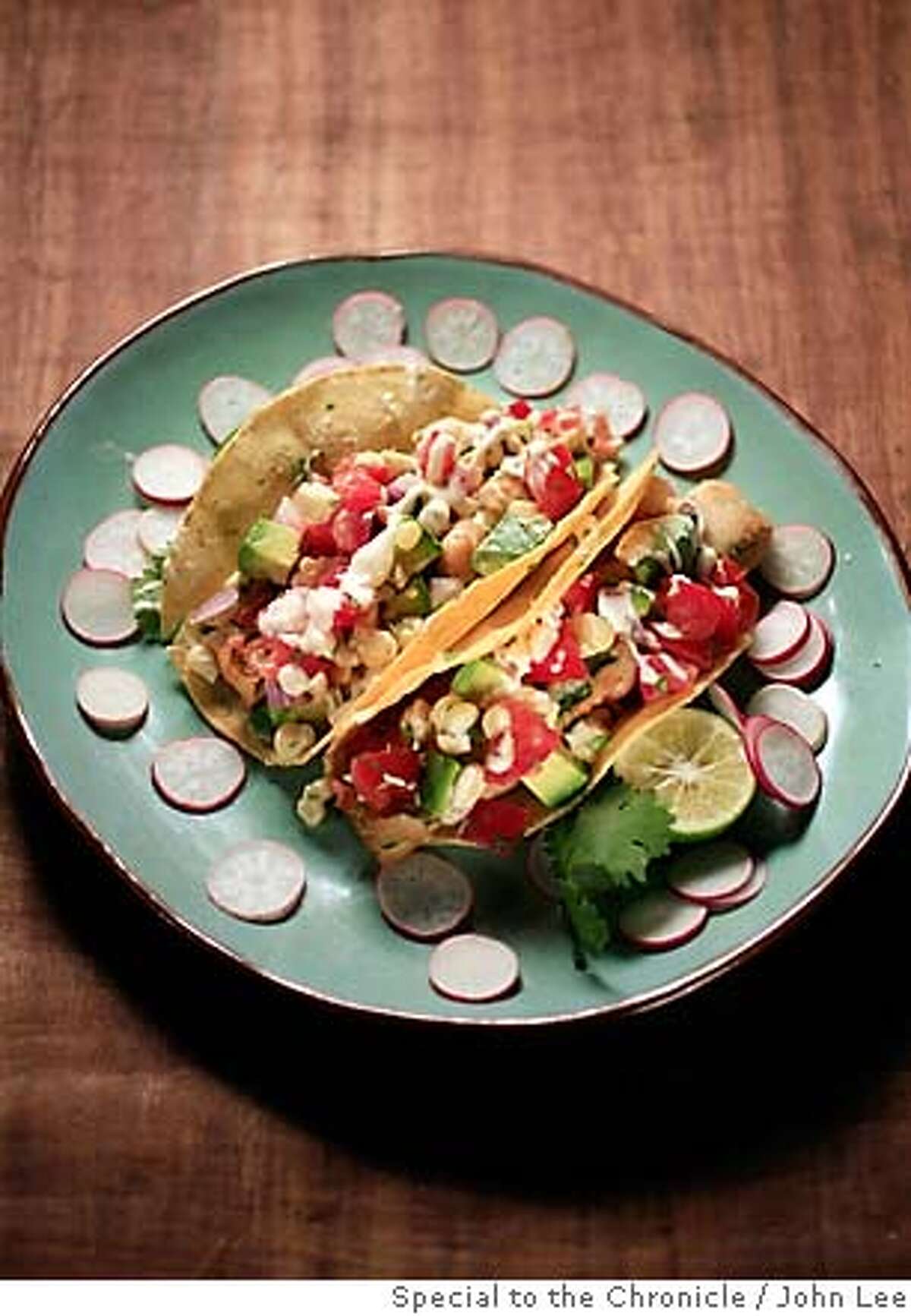 VEGETARIAN20_ZUCCHINI_TACO_02_JOHNLEE.JPG Zucchini Taco for Accidental Vegetarian. By JOHN LEE/SPECIAL TO THE CHRONICLE