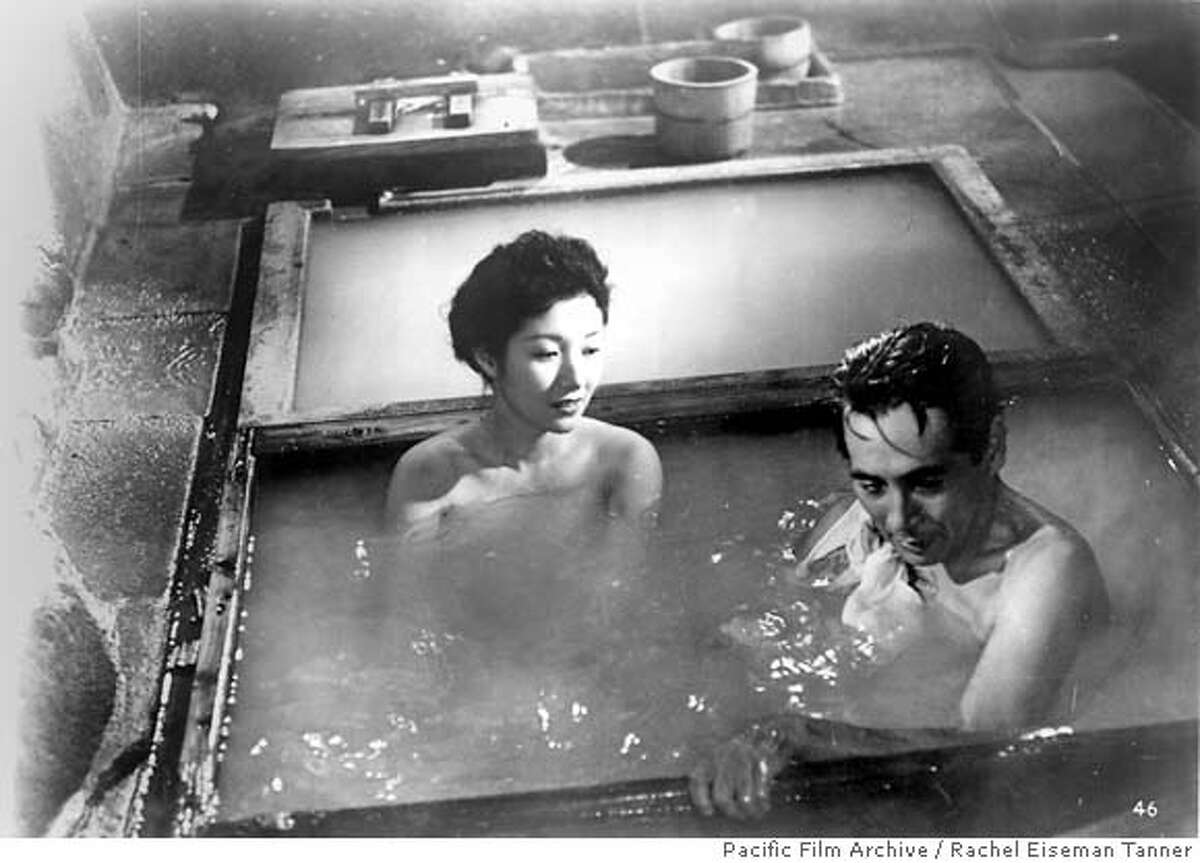 Still from the movie, "Floating Clouds" image shows from (L-R) Hideko Takamine and Masayuki Mori. Credit: Courtesy of Rachel Eiseman Tanner/University of California, Berkeley Art Museum and Pacific Film Archive