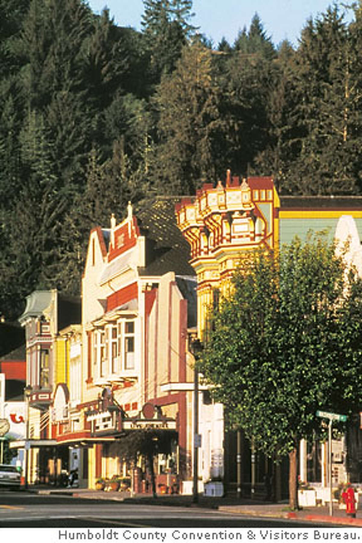 Ferndales Butterfat Palaces Stand Tall Amid Redwoods Of The North Coast Miles Off The 