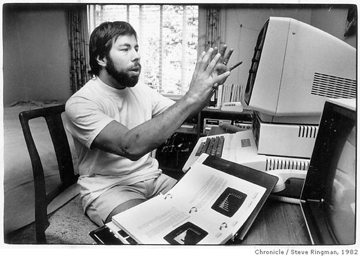 August 10, 1982 - U.S. Festival organizer Steven Wozniak Steve Ringman/ Chronicle File Photo 1982