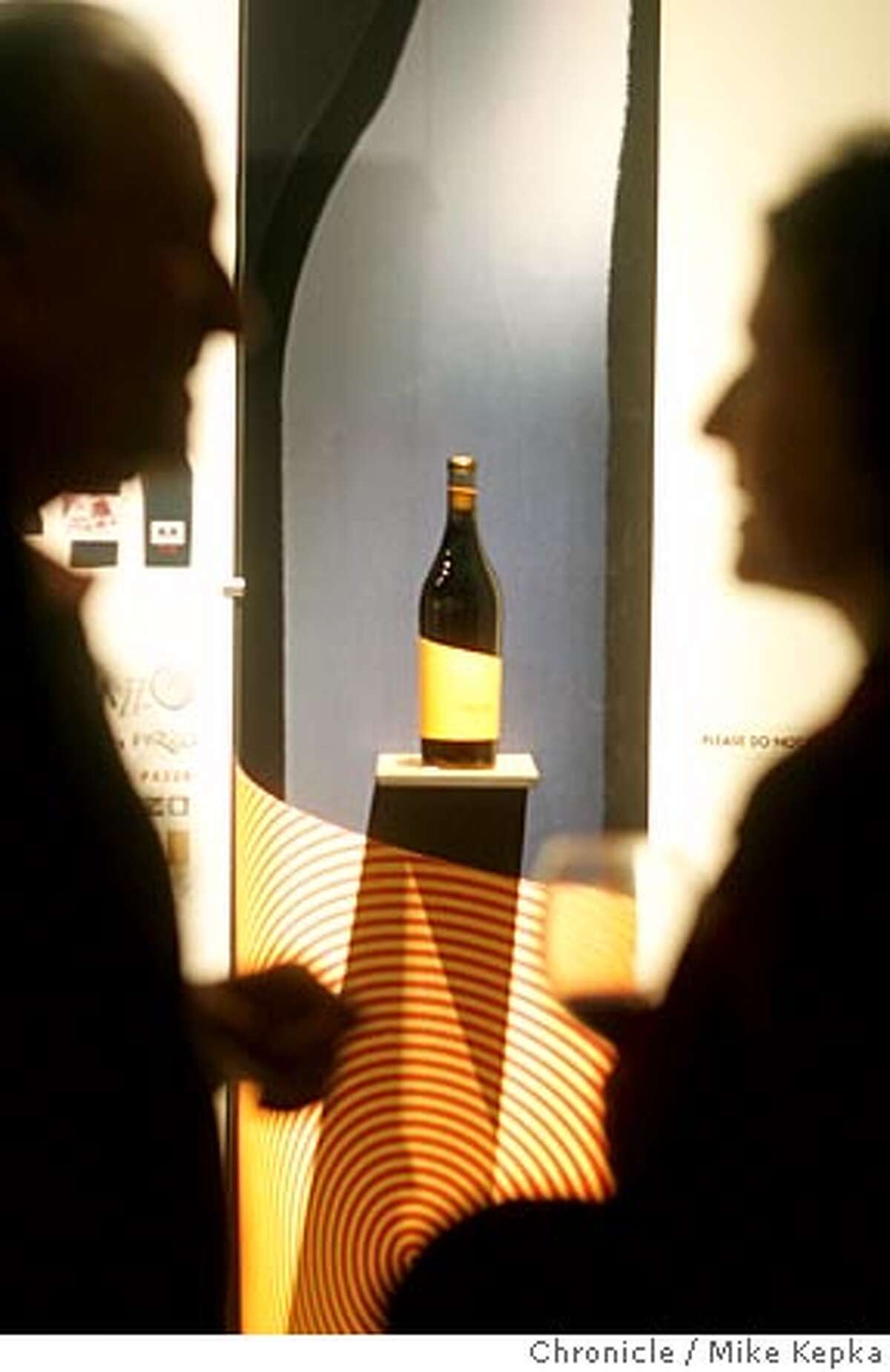 sfpour18286_mk.JPG The Pazzo bottle from Bacio Divino Cellars. Art and wine enthusiast met at the San Francisco Museum of Craft and Design Saturday for a new display of wine labels. date} Mike Kepka / The Chronicle MANDATORY CREDIT FOR PHOTOG AND SF CHRONICLE/ -MAGS OUT