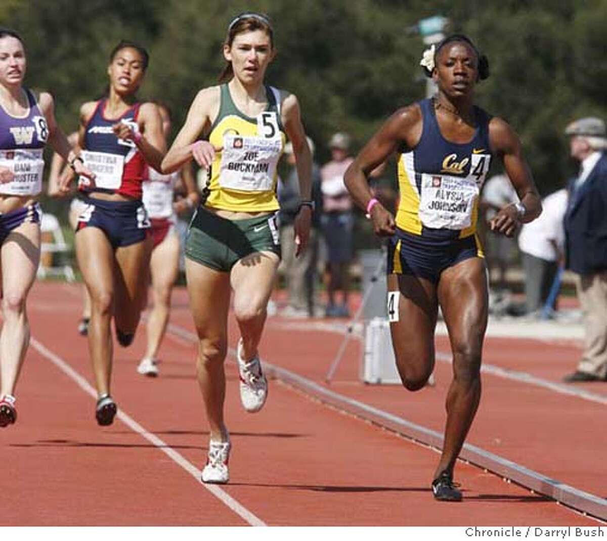 PAC10 TRACK & FIELD CHAMPIONSHIPS / Two giant leaps for UCLA star