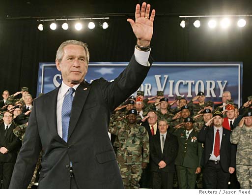 Bush calls war critics 'irresponsible'