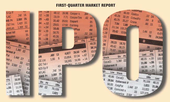 FIRST-QUARTER MARKET REPORT / IPO / Young tech companies benefit from a ...