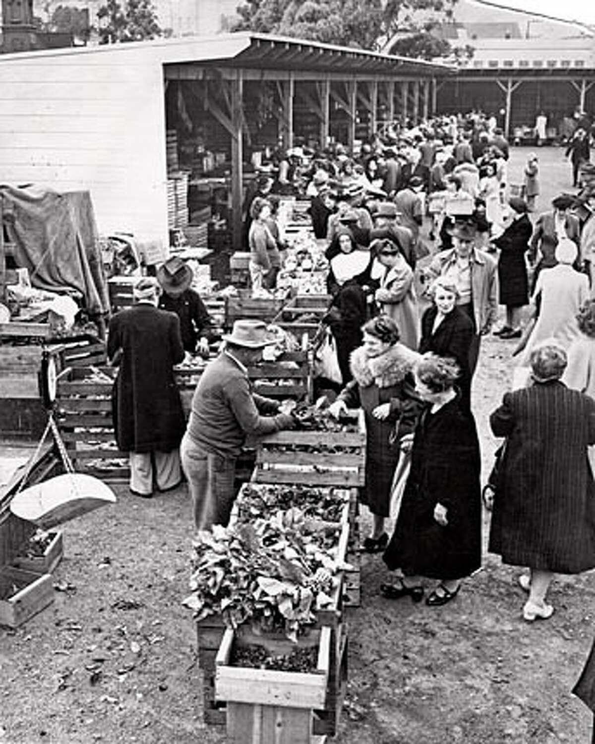 San Francisco Farmers Market June 13, 1945.