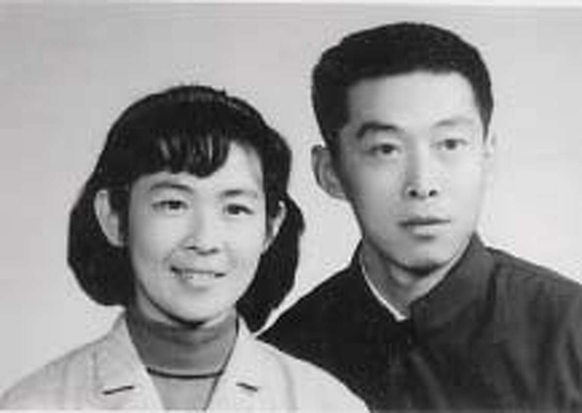 Wang Xiaoning, a political dissident jailed in China, is seen with wife Yu Ling in this 1979 photo. Yu is planning to sue Yahoo. China Information Center photo, 1979