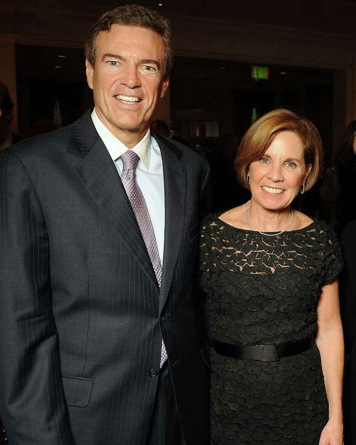 James and Maureen Hackett appeared at an event in 2011. 