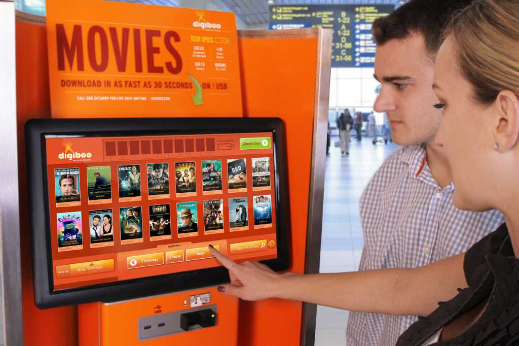Movie Rental Machine Digiboo launches flash drive movie rentals at Sea-Tac