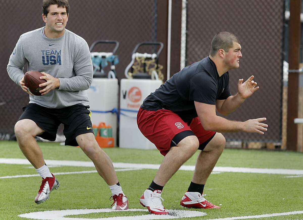 Andrew Luck and Co. show off at Stanford pro day