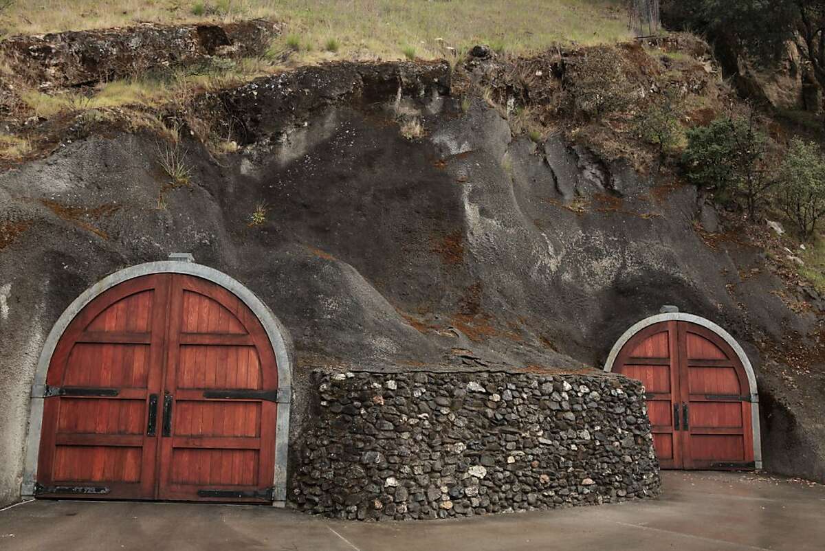 Entrance to the caves at Wente Vineyards in Livermore, California on March 16, 2012.