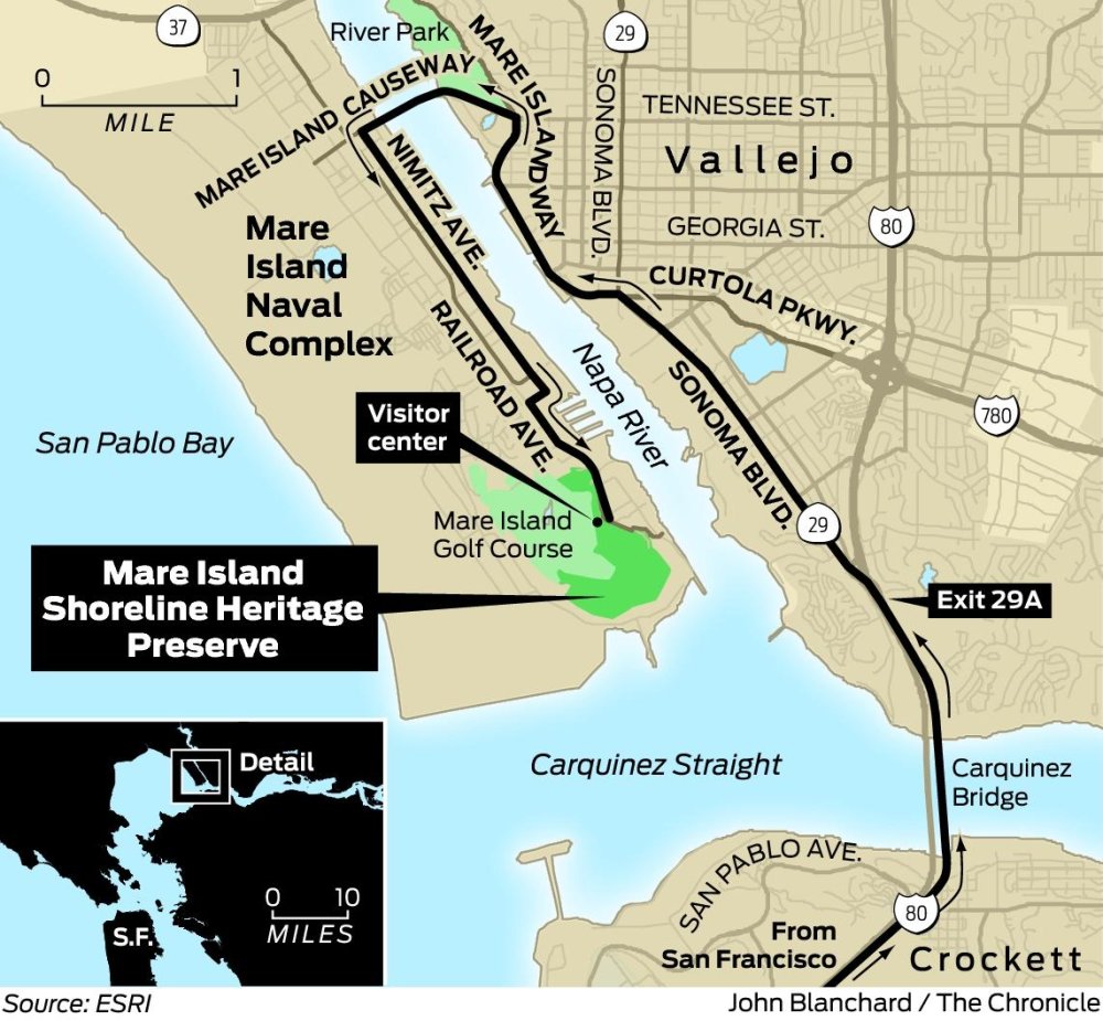 Mare Island Preserve: military heritage, wildlife