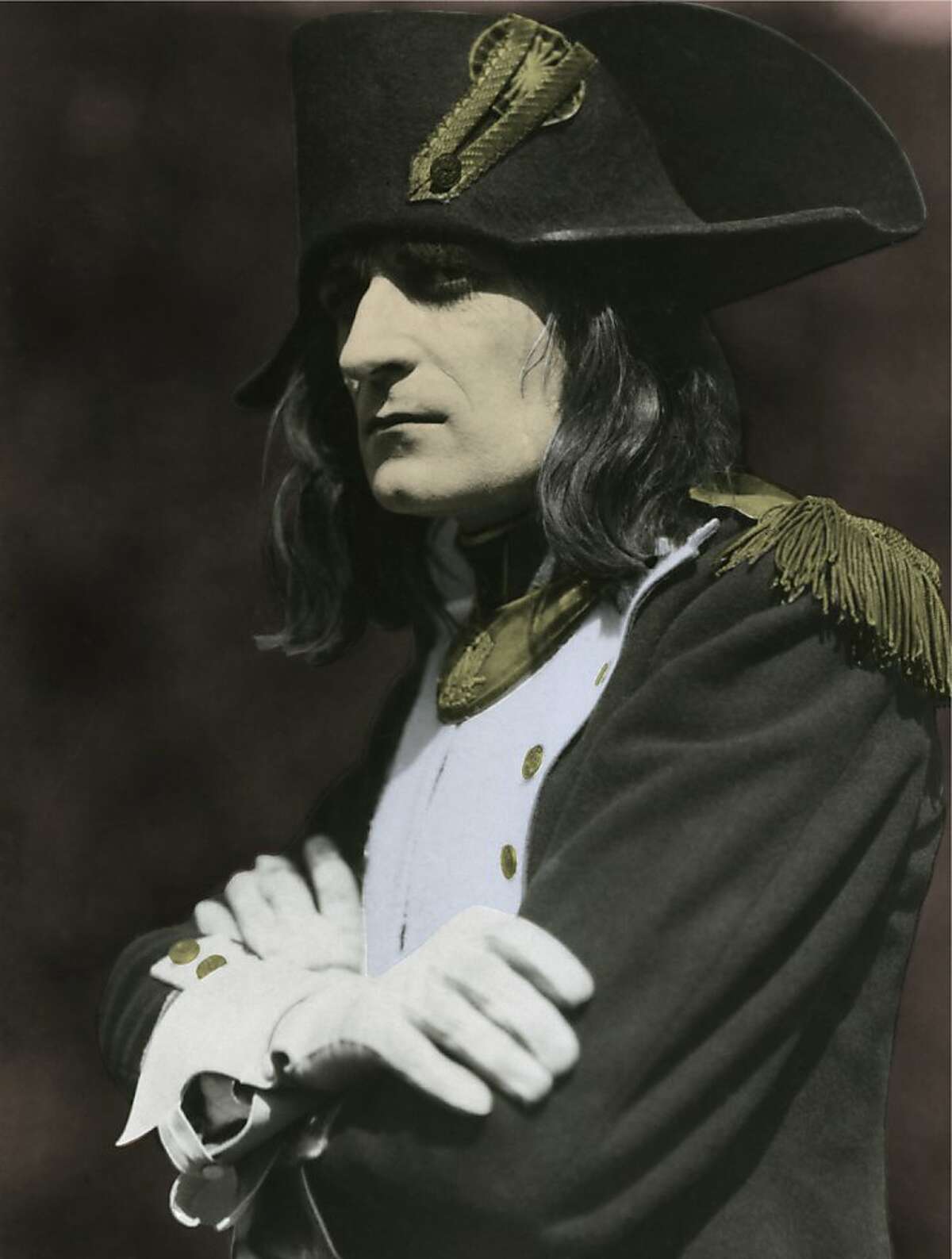 Albert DieudonnŽ in the title role of Abel GanceÕs legendary epic NAPOLEON. The San Francisco Silent Film Festival will present the U.S. premiere of Kevin BrownlowÕs complete restoration, accompanied by a live symphony score conducted by composer Carl Davis, at the Paramount Theatre, Oakland, in spring 2012.