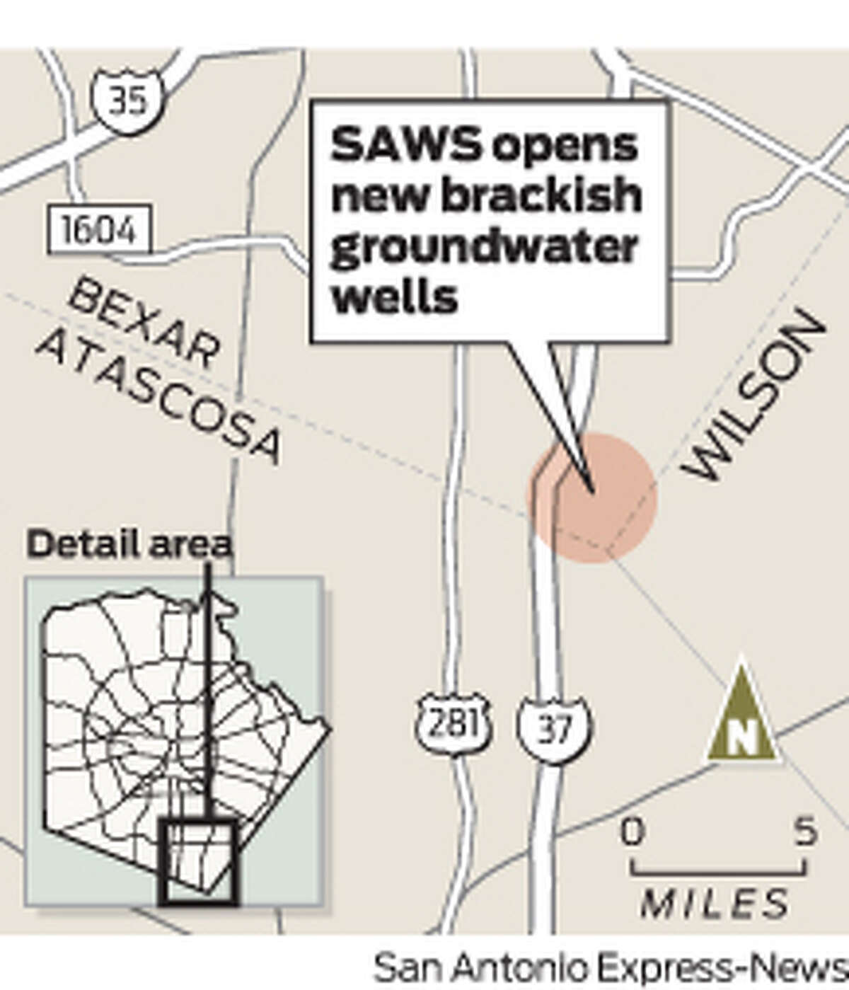 SAWS' wells tap saltwater aquifer