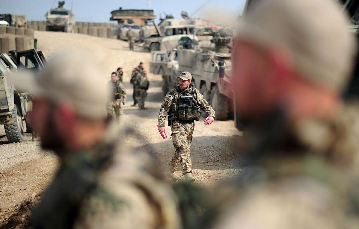 German soldiers stationed in Afghanistan